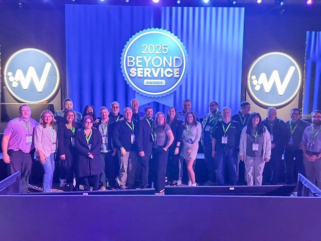 ExperiGreen team members at the 2025 Beyond Service Awards event