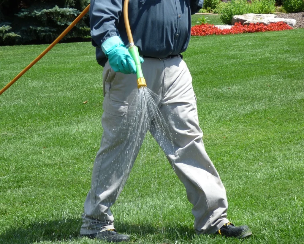 liquid aeration with overseeding