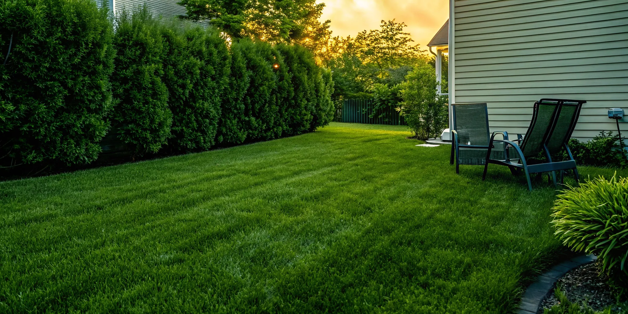 Healthy backyard showing how to get rid of mosquitoes in yard spaces